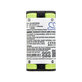 Batterie pour Sony MDR RF995, MDR RF400, 700mAh, Ni-MH, 2.4V, BP-HP800-11, HQ