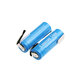Batterie 14430 avec plaques de montage, 650mAh, Li-Ion, 3.7V, HQ