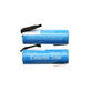 Batterie 14430 avec plaques de montage, 650mAh, Li-Ion, 3.7V, HQ