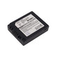 Batterie pour Panasonic DMC-FZ10, 680mAh, Li-Ion, 7.4V, CGA-S002, HQ