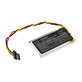 Batterie pour Mio MiVue 508, 518, 528, 538, 608, 618, 792, 230mAh, Li-Pol, 3.7V, TPC402035, HQ