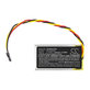 Batterie pour Mio MiVue 508, 518, 528, 538, 608, 618, 792, 230mAh, Li-Pol, 3.7V, TPC402035, HQ