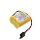 Batterie pour GE FANUC ALPHA iSV, BETA iSV, 2900mAh, Li-MnO2, 6V, A98L-0031-0025, HQ