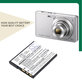 Batterie pour Sony Cyber-Shot DSC-TX20, TX9, 630mAh, Li-Ion, 3.7V, NP-BN1, HQ