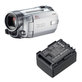 Batterie pour Canon FS10, FS11, FS100, 890mAh, Li-Ion, 7.4V, BP-808, HQ