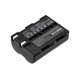 Batterie pour Nikon D100, D50, D70, D70s, 1300mAh, Li-Ion, 7.4V, EN-EL3, HQ