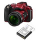 Batterie pour Nikon Coolpix, 1700mAh, Li-Ion, 3.8V, EN-EL23, HQ