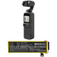 Batterie pour DJI Osmo Pocket, Pocket 2, 800mAh, Li-Pol, 7.7V, HB3, HQ