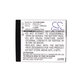 Batterie pour Panasonic Lumix DMC, 600mAh, Li-Ion, 7.2V, DMW-BLH7, HQ