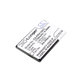 Batterie pour Panasonic KX-PRX110, 120, 150, 1750mAh, Li-Ion, 3.7V, KX-PRA10, HQ