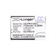 Batterie pour Panasonic KX-PRX110, 120, 150, 1750mAh, Li-Ion, 3.7V, KX-PRA10, HQ