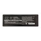 Batterie pour Scanreco 590, 592, 2000mAh, Ni-MH, 7.2V, RSC7220, HQ