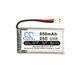 Batterie pour Hubsan X4 H107, 650mAh, Li-Pol, 3.7V, H107C-A24, HQ
