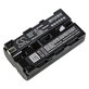 Batterie pour Line 6 James Tyler Variax, Line 6 JTV Guitar, 2600mAh, Li-Ion, 7.4V, BA12, HQ