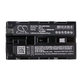 Batterie pour Line 6 James Tyler Variax, Line 6 JTV Guitar, 2600mAh, Li-Ion, 7.4V, BA12, HQ