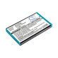 Batterie pour Nintendo Advance SP, AGS, 900mAh, Li-Ion, 3.7V, SAM-SPRBP, HQ