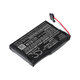Batterie pour Mitac Mio P350, P550, 1250mAh, Li-Ion, 3.7V, BL-LP1230, HQ