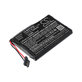 Batterie pour Mitac Mio P350, P550, 1250mAh, Li-Ion, 3.7V, BL-LP1230, HQ