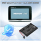 Batterie pour Mitac Mio P350, P550, 1250mAh, Li-Ion, 3.7V, BL-LP1230, HQ