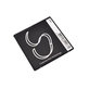 Batterie pour Aligator S4000 Duo, 1200mAh, Li-Ion, 3.7V, AS4000BAL, HQ