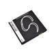 Batterie pour Aligator S4000 Duo, 1200mAh, Li-Ion, 3.7V, AS4000BAL, HQ