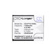 Batterie pour Panasonic Kx-Tu150, Kx-Tu150exr, 1300mAh, Li-Ion, 3.7V, 454854AR, HQ