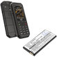 Batterie pour Cat B26, 1350mAh, Li-Ion, 3.7V, B26, HQ