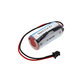 Batterie pour Mitsubishi CR17335SE-R, Sanyo GT15-BAT, 1800mAh, Li-MnO2, 3V, Q6BAT, HQ
