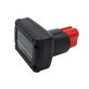 Batterie pour Milwaukee M12 B4 Redlithium, 4000mAh, Li-Ion, 12V, 48-11-2440, HQ