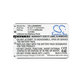 Batterie pour Logitech Harmony 720, 780, 880, 890, 900, 950mAh, Li-Ion, 3.7V, R-IG7, HQ