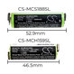 Batterie pour Moser Easy Style 1881, 2000mAh, Ni-MH, 1.2V, 1852-7531, HQ