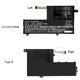 Batterie pour Lenovo Yoga 510 14, Yoga 510 15, 4600mAh, Li-Pol, 7.6V, L15L2PB1, HQ