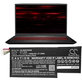 Batterie pour MSI GF63, MSI GF75, MSI GS63, 4500mAh, Li-Pol, 11.4V, BTY-M6K, HQ