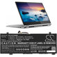 Batterie pour Lenovo Ideapad C340, Ideapad Flex, 2850mAh, Li-Pol, 15.36V, L18C4PF3, HQ