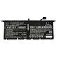 Batterie pour Dell XPS 13 9370, 6300mAh, Li-Ion, 7.6V, DXGH8, HQ