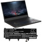 Batterie pour Asus Zephyrus Gx701, Rog Zephyrus S Gx701, Rog Gx701, 4850mAh, Li-Pol, 15.4V, C41N1802, HQ