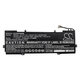 Batterie pour HP Spectre X360 15, 6750mAh, Li-Pol, 11.55V, KB06XL, HQ