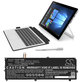 Batterie pour HP Elite X2 1012 G2, 6000mAh, Li-Pol, 7.7V, JI04XL, HQ