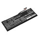 Batterie pour MSI GS40, GS43, MS14, 8000mAh, Li-Ion, 7.6V, BTY-M47, HQ