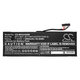 Batterie pour MSI GS40, GS43, MS14, 8000mAh, Li-Ion, 7.6V, BTY-M47, HQ