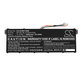 Batterie pour Acer ConceptD 3, Spin 5, Swift 3, 5, X, Travelmate Spin P4, 3800mAh, Li-Pol, 15.4V, AP18C7M, HQ