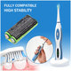 Batterie pour Waterpik 900 Sonic Toothbrush, Sensonic Plus Sr-3000, 700mAh, Ni-MH, 2.4V, BK-4MCCE, HQ