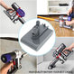Batterie pour Dyson DC31, DC34, DC35, DC44, DC45, DC56, 1500mAh, Li-Ion, 22.2V, 965557-03, HQ