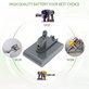 Batterie pour Dyson DC31, DC34, DC35, DC44, DC56, 2500mAh, Li-Ion, 22.8V, 965557-03, HQ
