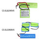 Batterie pour AEG, Electrolux, 1300mAh, Ni-MH, 12V, 4055132304, HQ