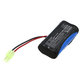 Batterie pour ETA Verto 1442, 2500mAh, Li-Ion, 7.4V, 1442 00090, HQ