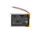 Batterie pour Jabra Evolve 75, 400mAh, Li-Pol, 3.7V, AHB572535PST, HQ