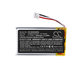 Batterie pour Sennheiser Momentum 2.0, 3.0, Urbanite XL, 600mAh, Li-Pol, 3.7V, AHB622540N1, HQ