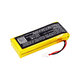 Batterie pour Cardo Scala Rider G4, 800mAh, Li-Pol, 3.7V, ZN452050PC-1S2P, HQ