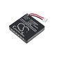 Batterie pour Logitech H800, 230mAh, Li-Pol, 3.7V, 533-000067, HQ